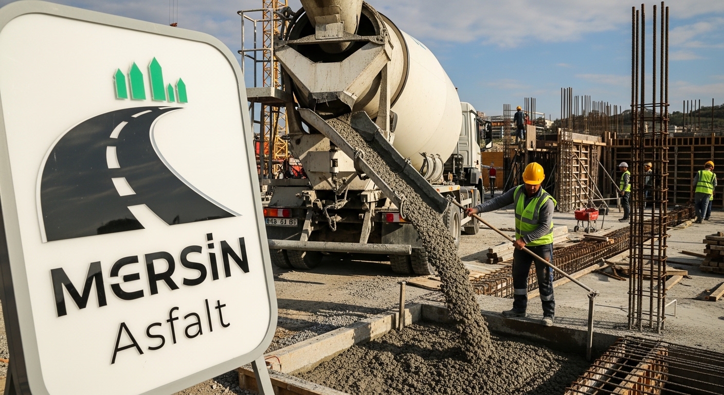 mersin hazır beton dökümü